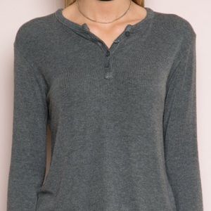 Brandy Melville gray Callan top